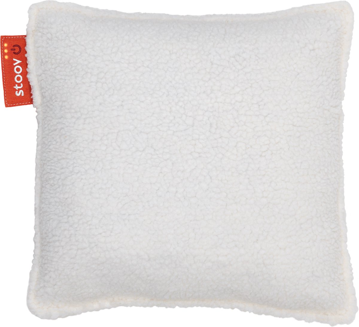 Stoov Warmtekussen Ploov Duurzaam & Draadloos Infrarood warmtekussen 45x45 Woolly White Standaard Batterij