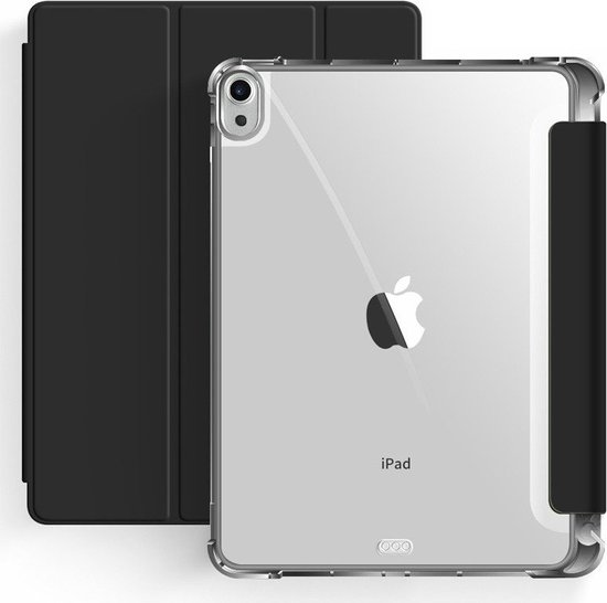 JETech Case voor iPad Air 11-Inch M4/M3/M2 (2026/2025/2024), iPad Air 5/4 ( 10,9-Inch, 2022/2020, 5e/4e Generatie), Clear Transparant Achterkant Shell Slank Schokbestendig Hoes Cover (Lichtpaars