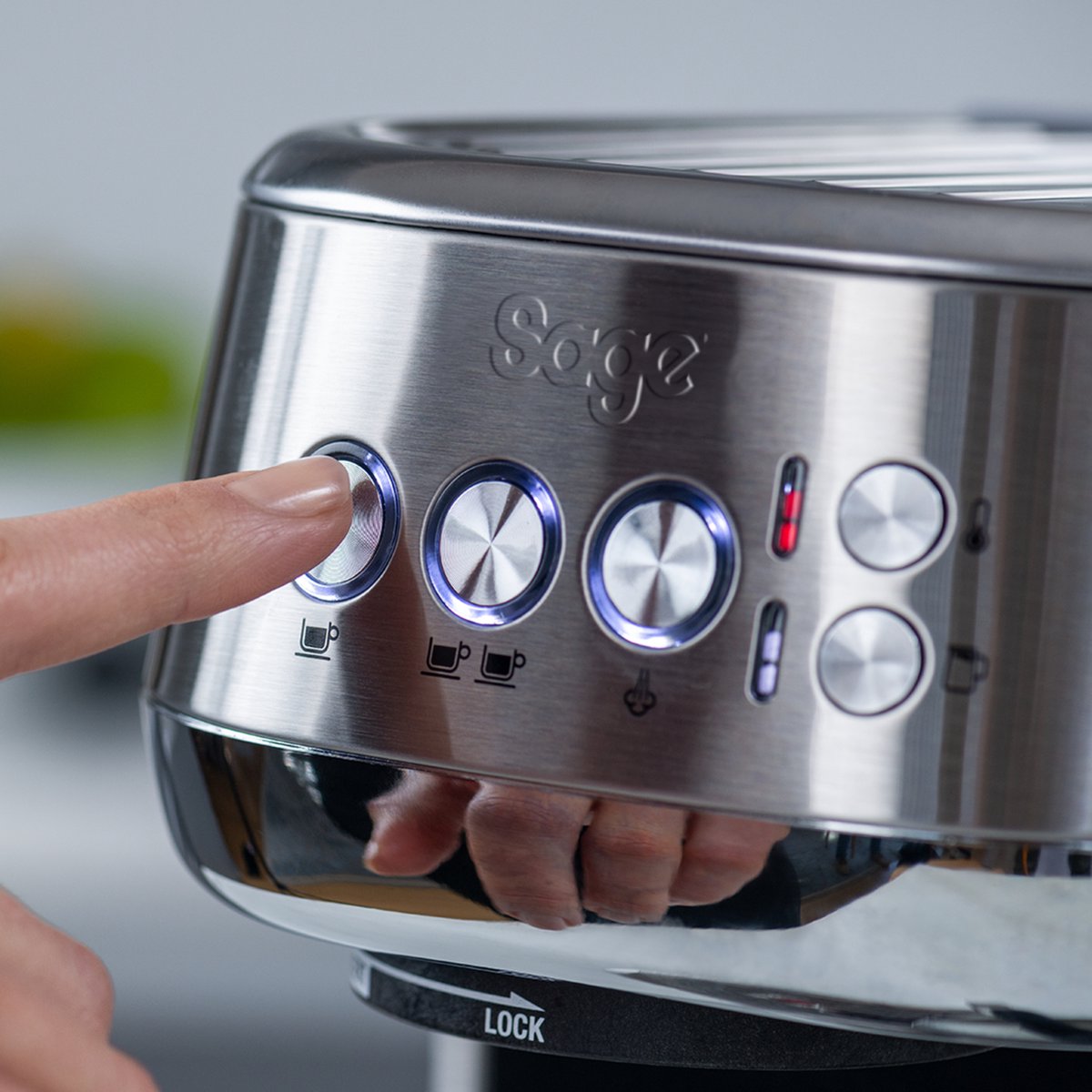 Afbeelding 3 van Sage the Bambino® Plus Brushed Stainless Steel Pistonmachine RVS