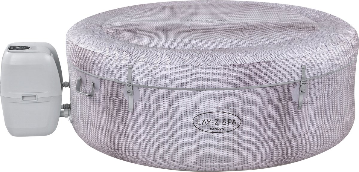 Lay-Z-Spa Cancun AirJet opblaasbare spa - 2 tot 4 personen - Ø 180 x 66 cm