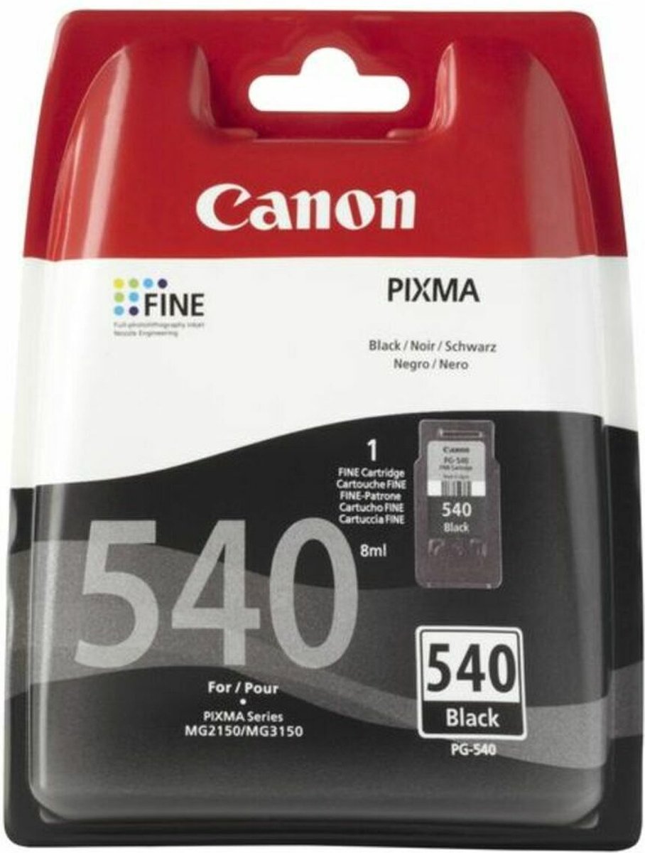 Canon PG-540 - Inktcartridge - Zwart op Prijzenvolger.com