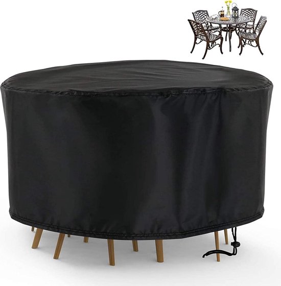 Housse De Table Ronde De Patio, Nappe Ronde Imperméable, Housse De Table Ronde De Patio Nappe Ronde Impermeable Housse De Meuble Impermeable Et Anti Poussiere Diametre 104 Cm Rond 97441836