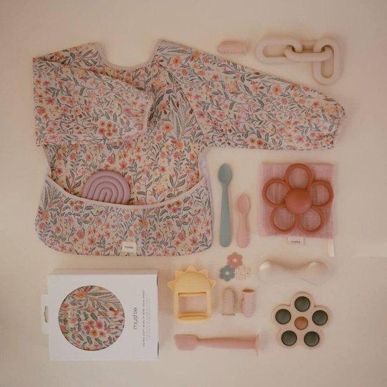 Mushie Slab met Mouwen Pastel Blooms van Mushie — afbeelding 3