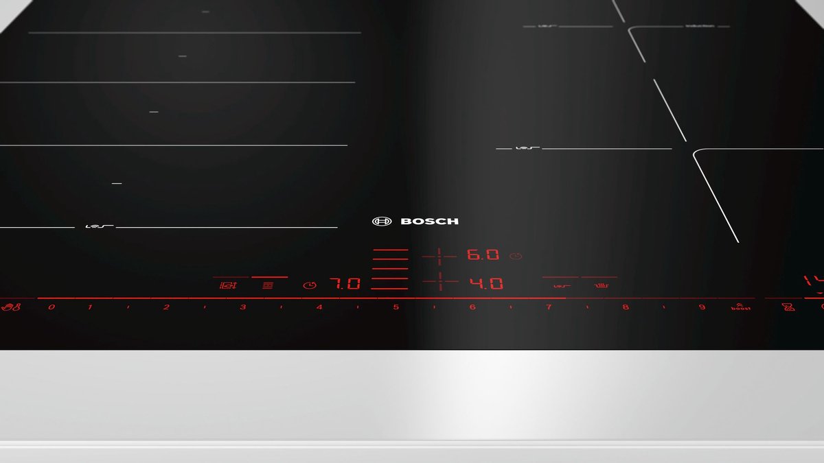 Bosch Serie 8 PXE601DC1E inbouw inductiekookplaat - zwart - 4 zones