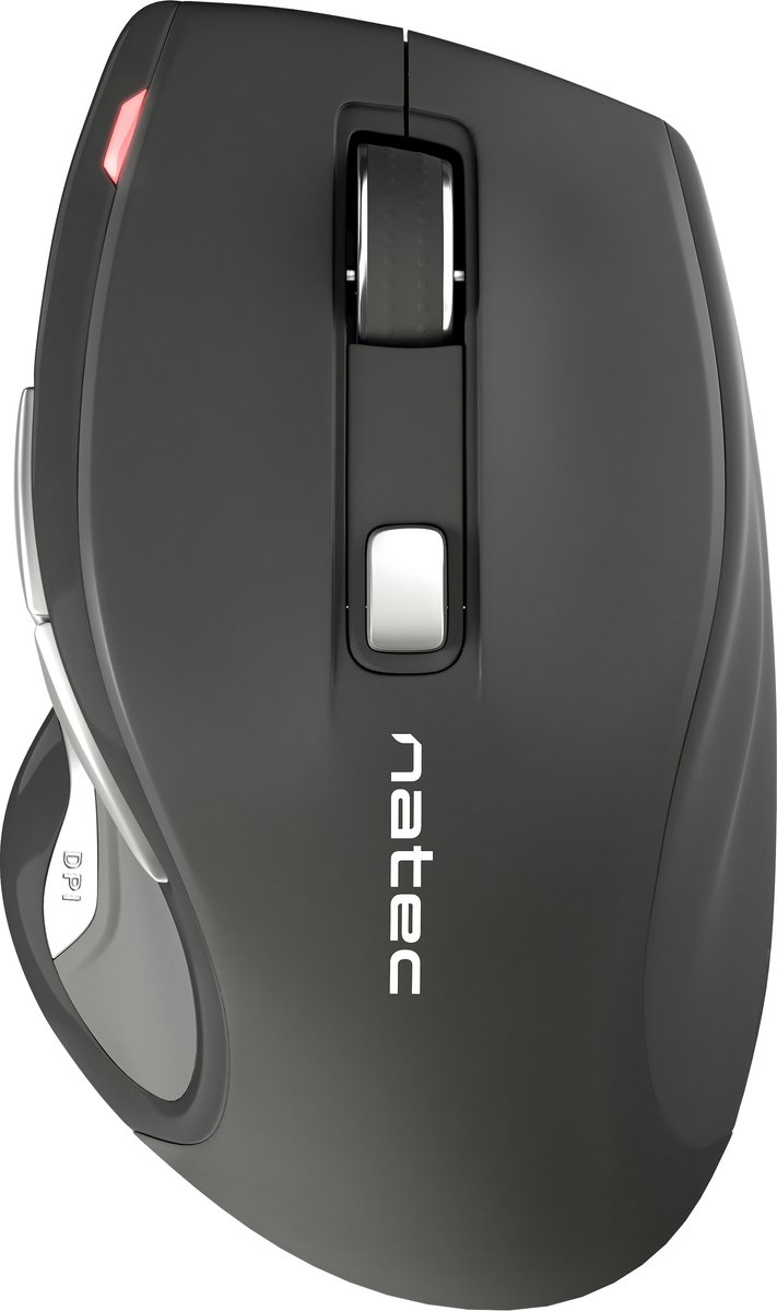 Natec- NMY-0781- Jaguar- draadloze muis met 2400 Dpi - Zwart