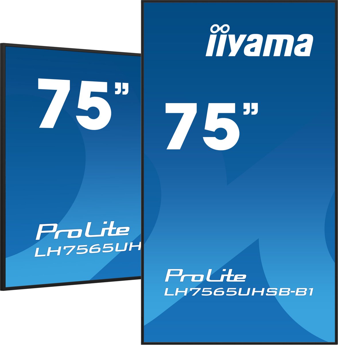iiyama LH7565UHSB-B1 Digital signage scherm kiosk-ontwerp 189,2 cm (74.5") LED Wi-Fi 800 cd/m² 4K Ultra HD zwart ingebouwde processor Android 11 24/7