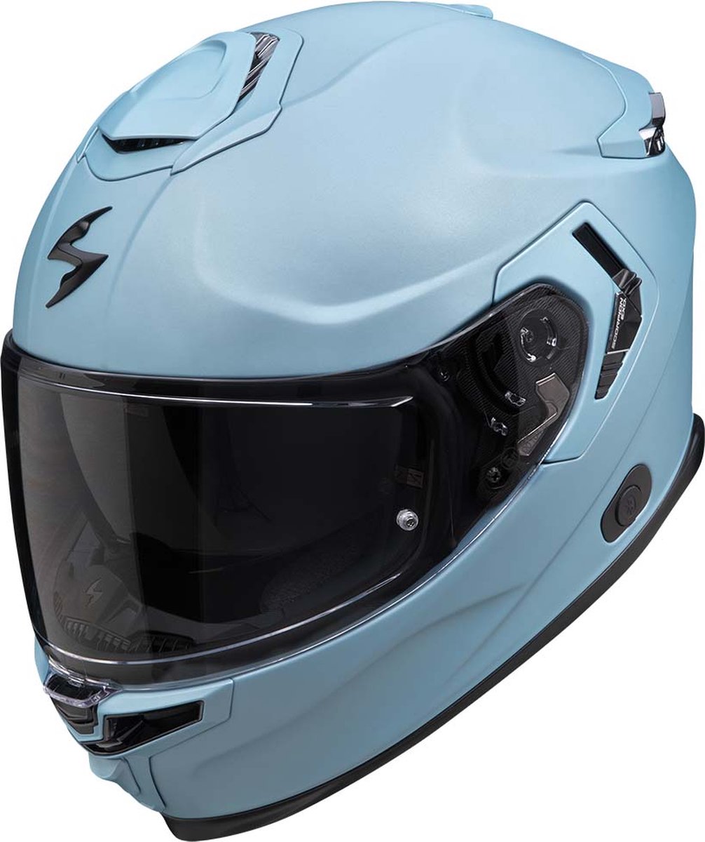 Scorpion EXO-GT SP AIR Solid Mat Celeste Blauw Integraalhelm - Helm
