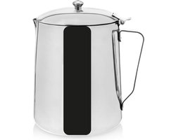 Karaf Edelstaal met Deksel ANETT 700 ml - Kan - Waterkaraf voor Fruitwater - Waterkan - Drinkkan