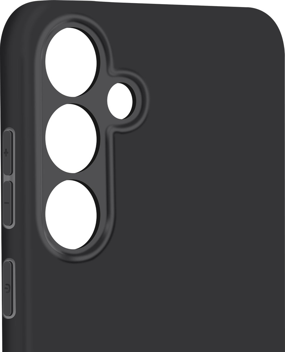 Avizar Hoes Geschikt voor Samsung Galaxy S24 Plus Matte afwerking Bescherming, Zwart