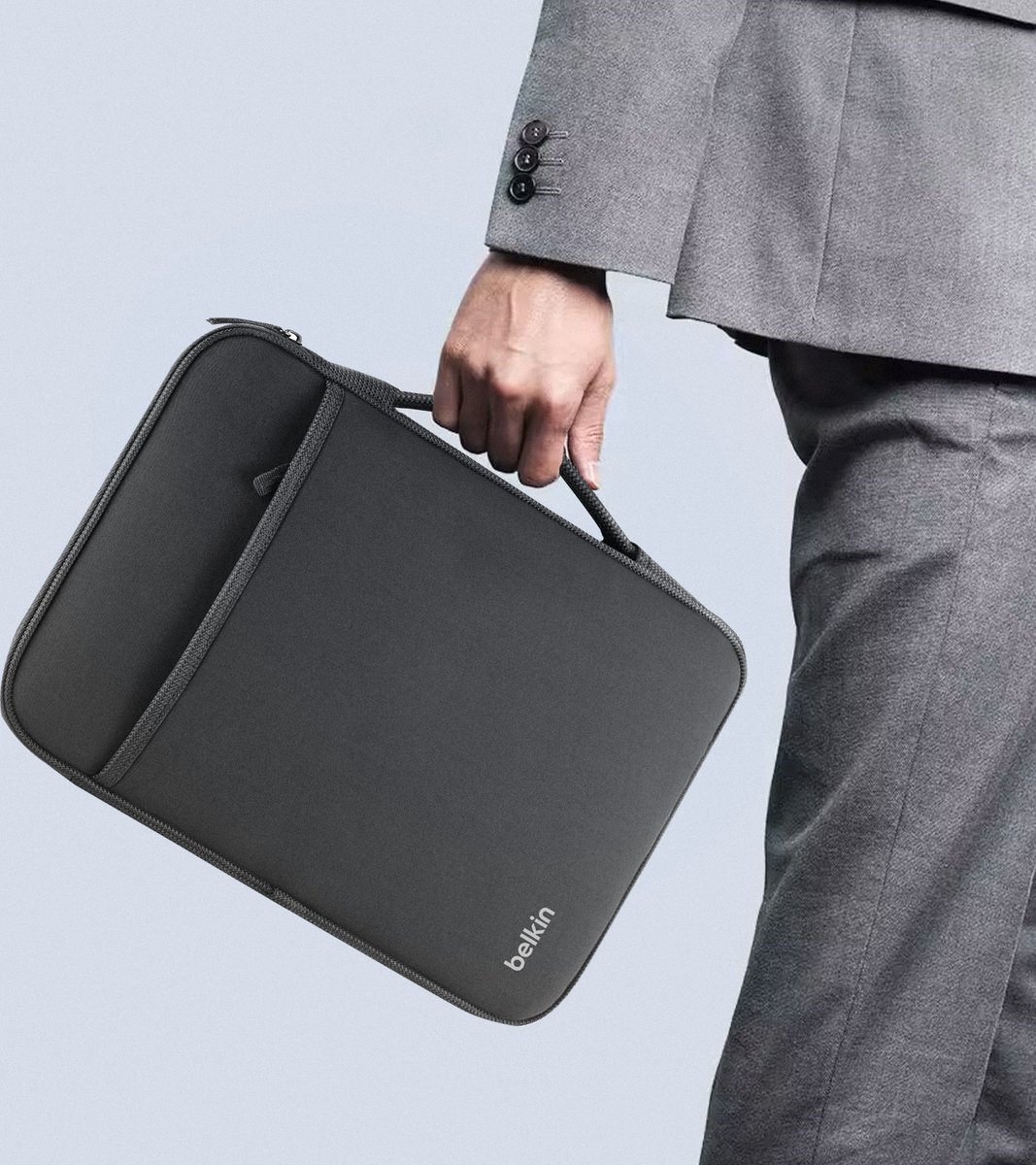 Belkin 13,3inch Laptop/Chromebook Sleeve - Zwart thumbnail 5