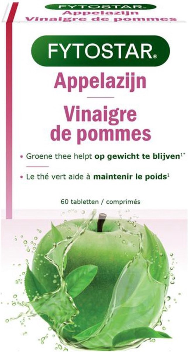 Goedkoopste Fytostar Appelazijn 1200 - 60 tabletten