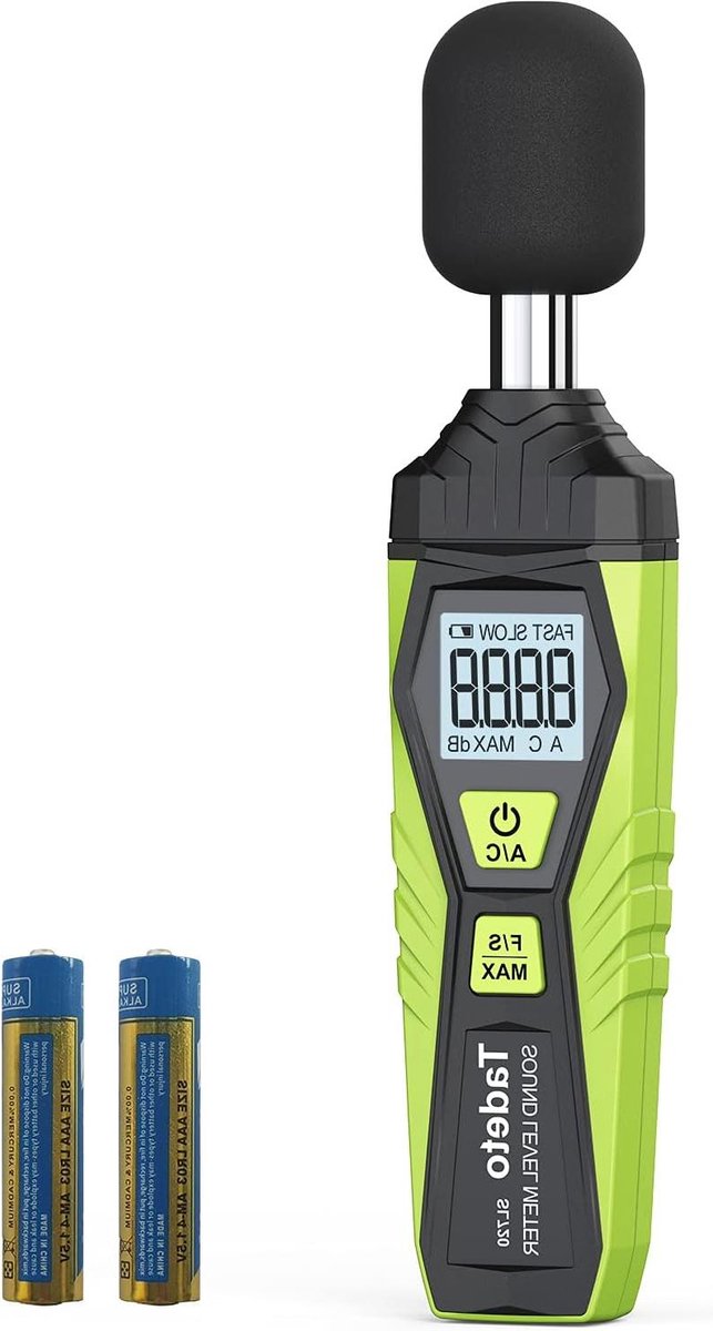 Digitale Draagbare Geluidsniveaumeter - 30dB tot 130dB - LCD Display - A/C Gewogen - Thuiswerkplaatsen