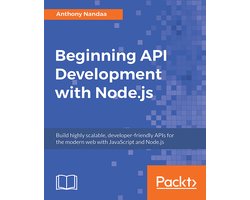 Omslag van Beginning API Development with Node.js