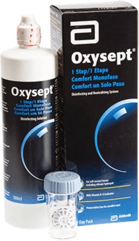 Foto: Oxysept 1 step 3x 300ml 90 tabl 1 lenshouder lenzenvloeistof