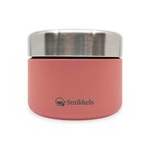 Smikkels Plateau à fruits en acier inoxydable - Plateau de rangement - 420 ml - Rose