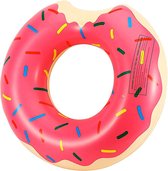 HydroSplash - Opblaasbare Zwemband - Zwemring - Zwembad speelgoed - Floaties voor in het zwembad - Donut - Roze - Ø 90 cm