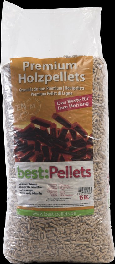 Best:Pellets - houtpellets - Pellets voor Pelletkachel - 66 zakken 15 ...