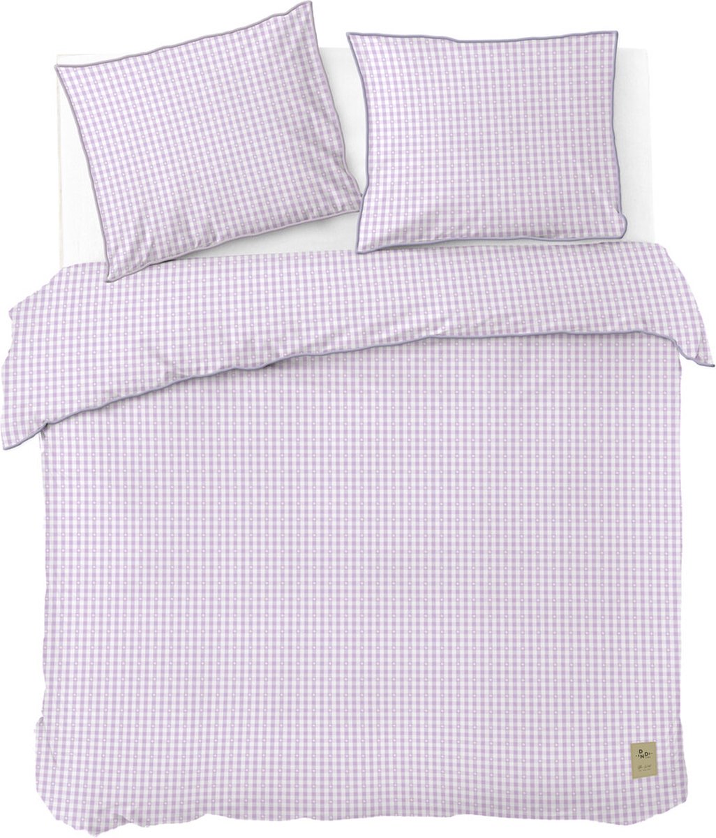 Dindi Home Dekbedovertrek Daisy Dreams - 200x220 - 100% katoen - Lila