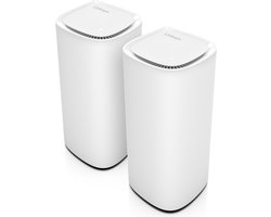 Linksys MBE7002 Velop Pro 7 – Mesh WiFi – WiFi Versterker – WiFi 7 – 11000 Mbps – 2-Pack – Wit