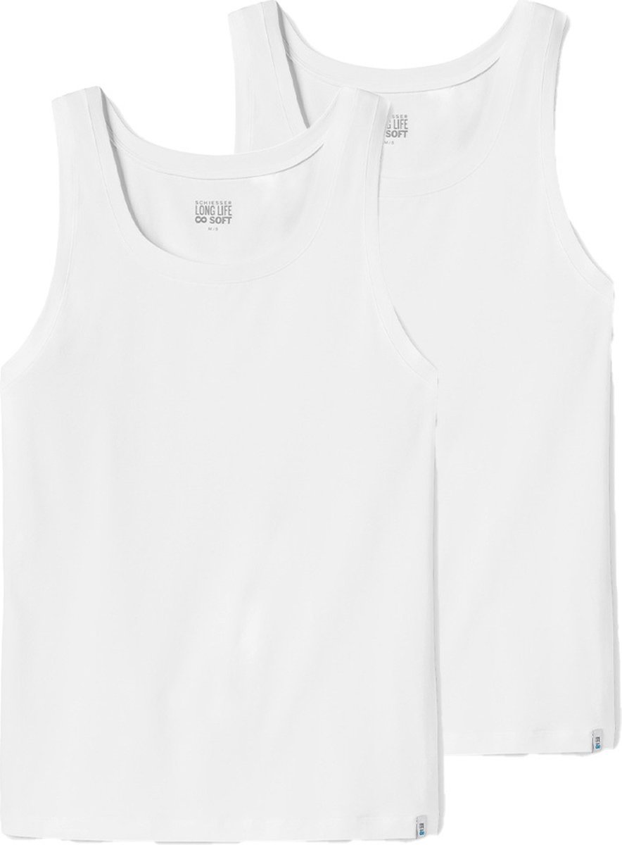 Schiesser Heren onderhemd 2 pack Long Lift Soft