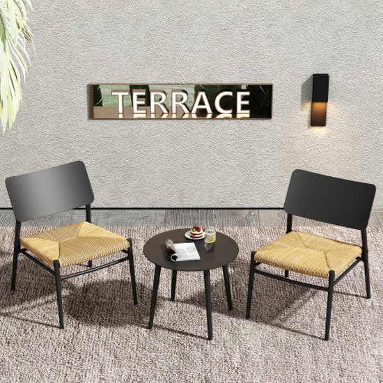 Nest outdoor Caro Aluminium Bistroset 3 Delig - Beige - vtwonen