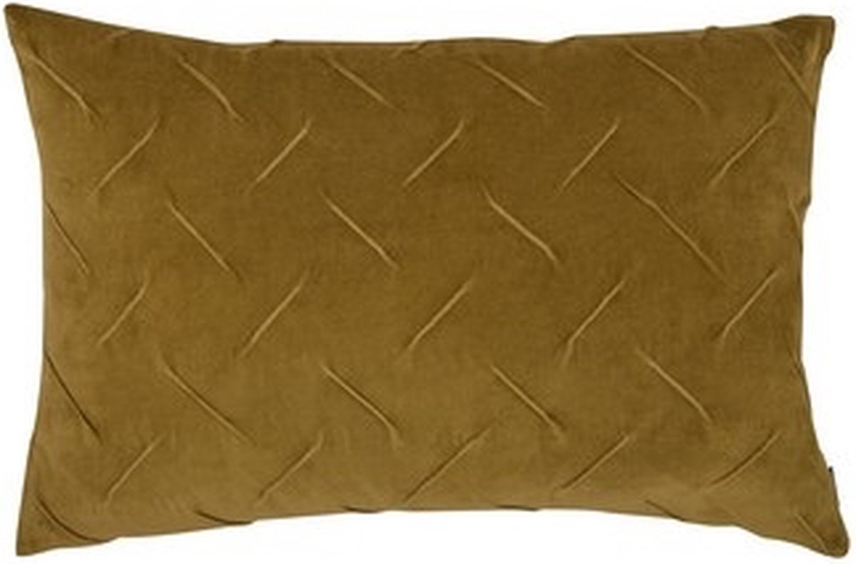 Linen & More Maha Cedar Groen Kussen | 40 X 60 | Sierkussen Voor Woonkamer Of Slaapkamer
