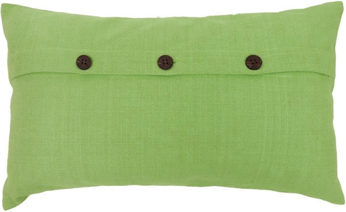 Linen & More Kussen Indi Groen | 30 X 5030 | Sierkussen Voor Woonkamer Of Slaapkamer