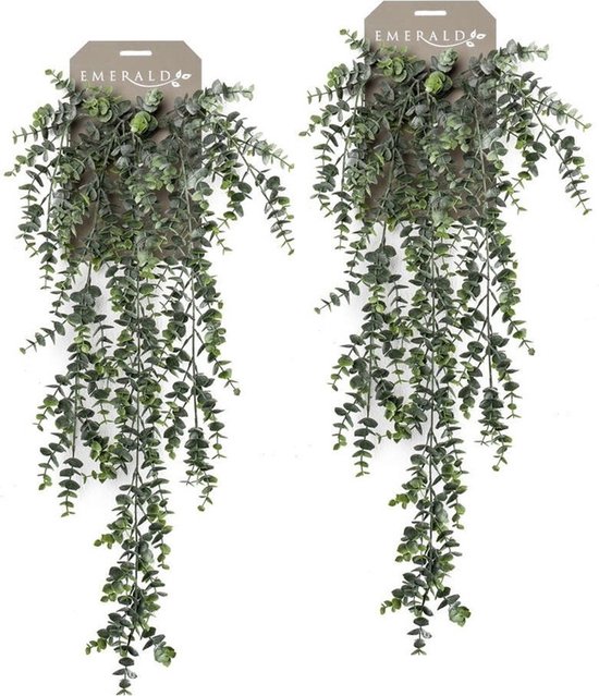 Mocrop Hangende kunstplanten, 2 stuks, 90 cm, hangende kunstplanten, als echt voor bruiloft, huis, tuin, muren, rozerood