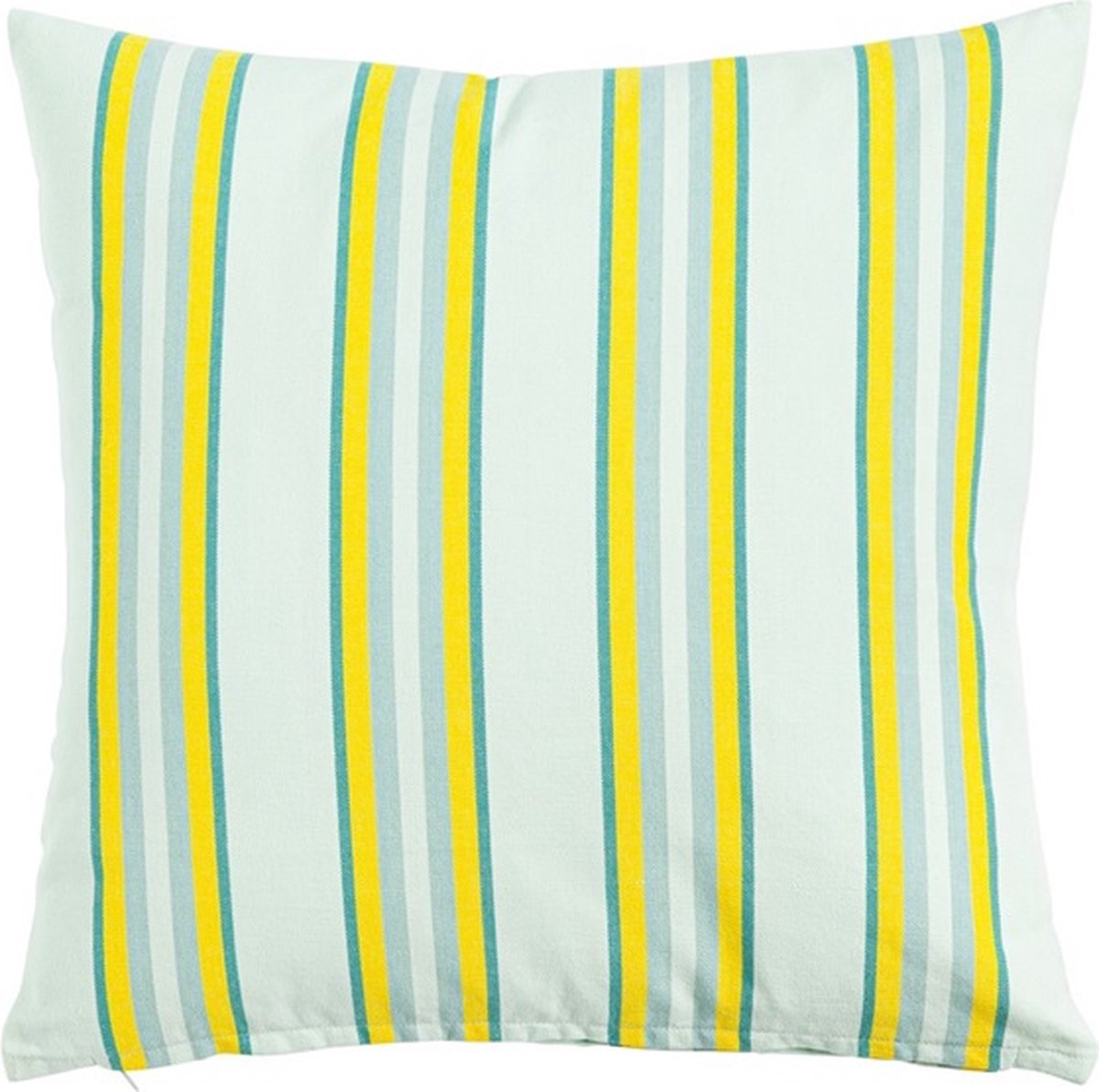 Linen & More Multi Stripe Licht Groen Kussen | 45 X 45 | Sierkussen Voor Woonkamer Of Slaapkamer