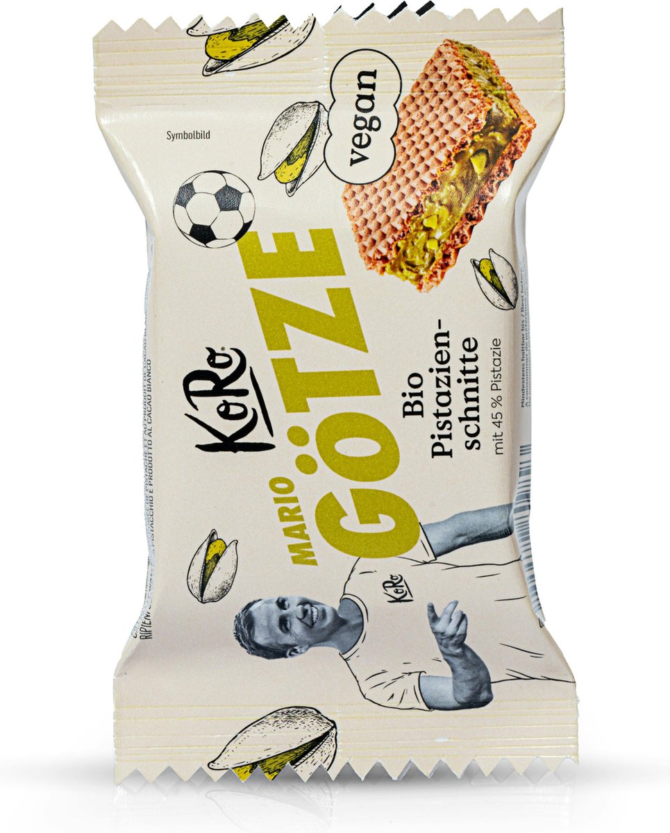 Goedkoopste KoRo | Bio pistachewafel met 45 pistache 12 x 22 g