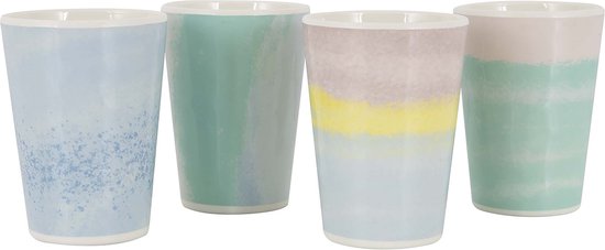 Foto: Bo camp pastel beker barfleur melamine 4 stuks