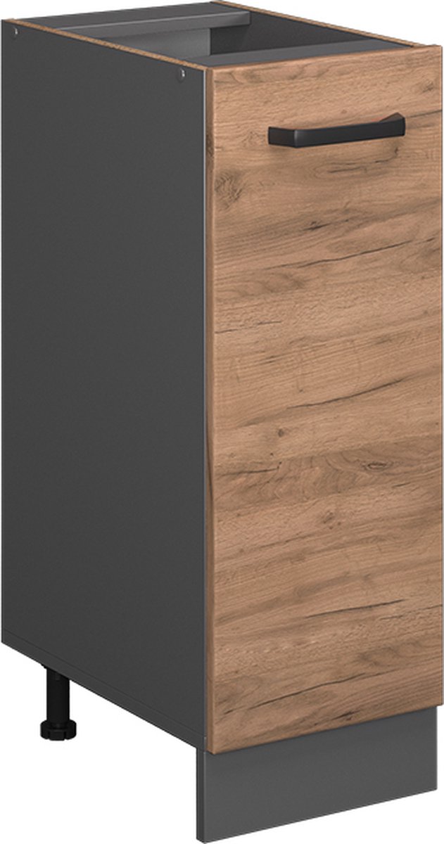 Vicco R-Line Onderkast – 30 cm zonder werkblad Krachtige eik goud Goudkleurig Eiken/Antraciet