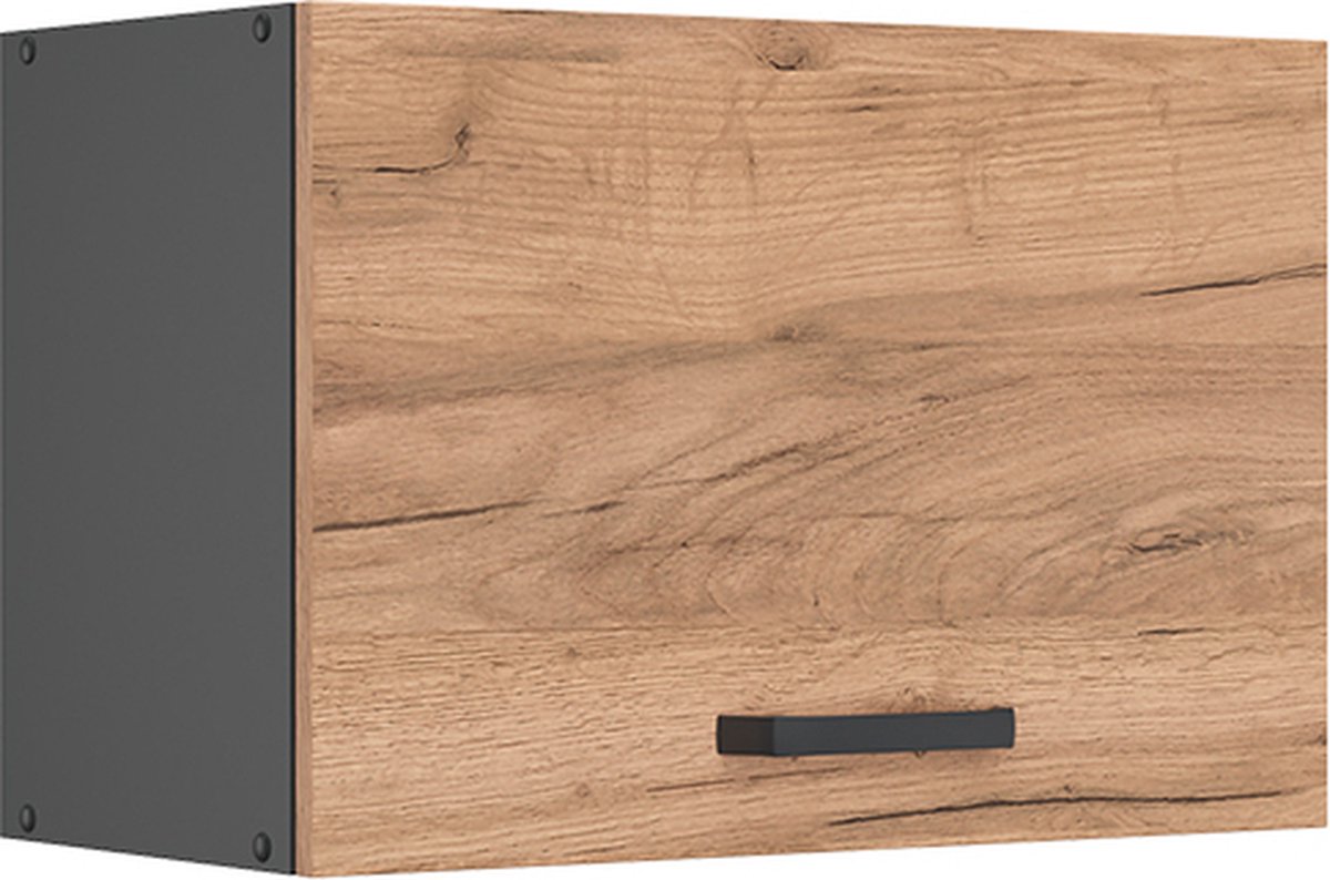 Vicco R-Line Hangkast – 60 cm Plat Krachtige eik goud Goudkleurig Eiken/Antraciet