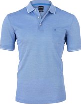 OLYMP modern fit poloshirt - lichtblauw -  Maat: 3XL