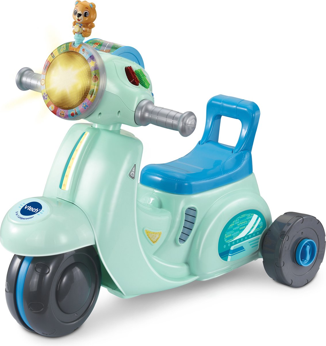 Vtech Baby 2 in 1 Loopscooter blauw