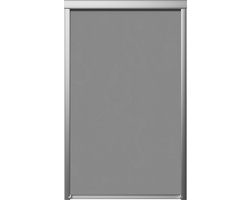 Eenvoudig bevestigbaar verduisterend rolgordijn, gemaakt voor VELUX SK06, Grijs - Snelle installatie, boren niet nodig