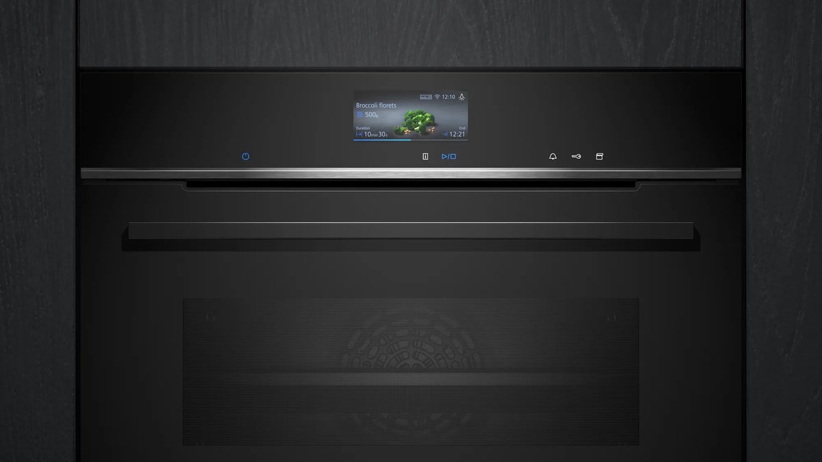 Siemens CS736G1B2 - iQ700 - Oven - Inbouwoven met stoom - 60 x 45 cm - TFT-touchdisplay Plus -fullSteam Plus: snel en gezond koken - 4D hetelucht: gelijkmatige warmteverdeling - Zwart – foto 7