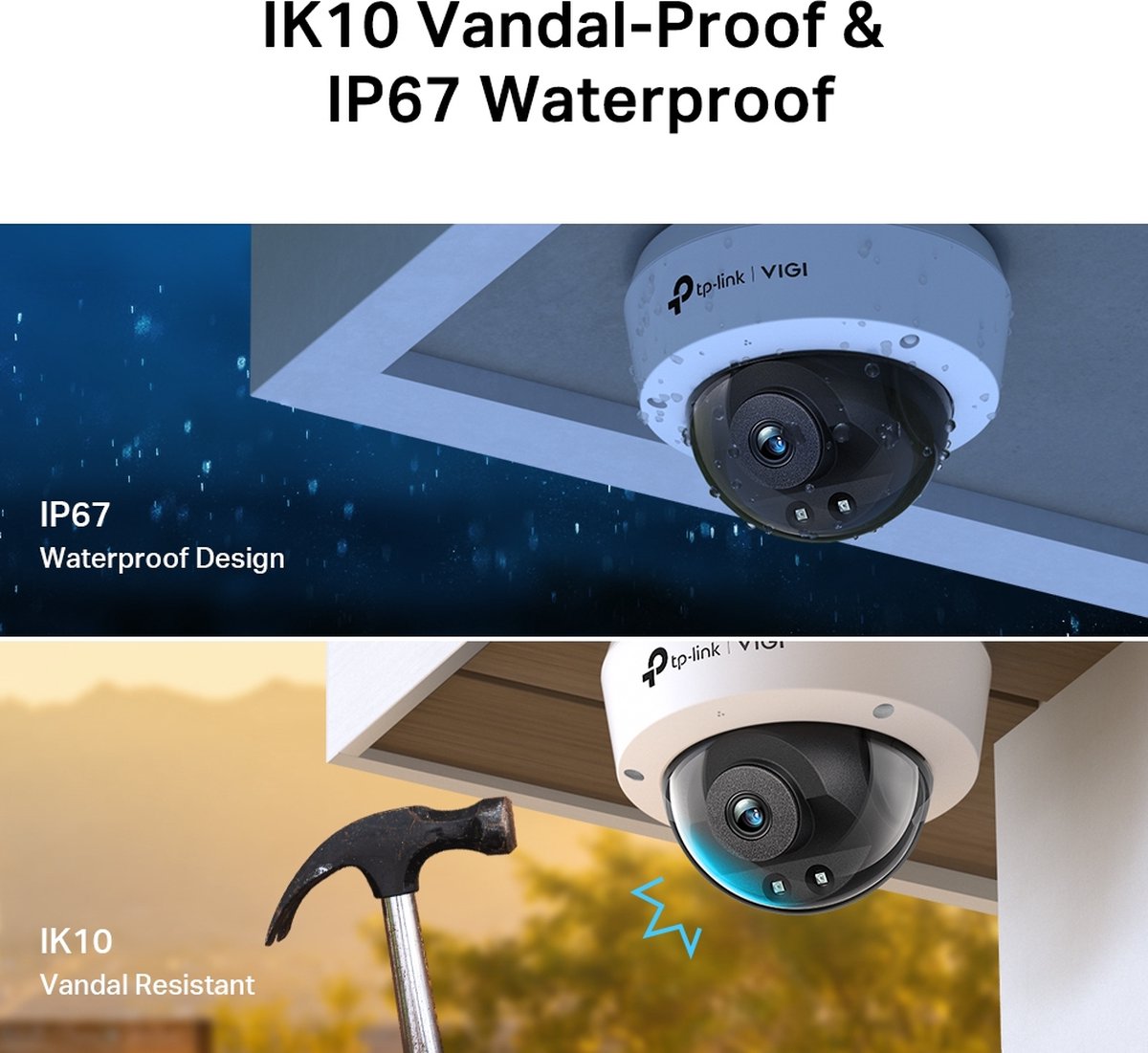 TP-Link VIGI C240-I 4mm Dome Beveiligingscamera