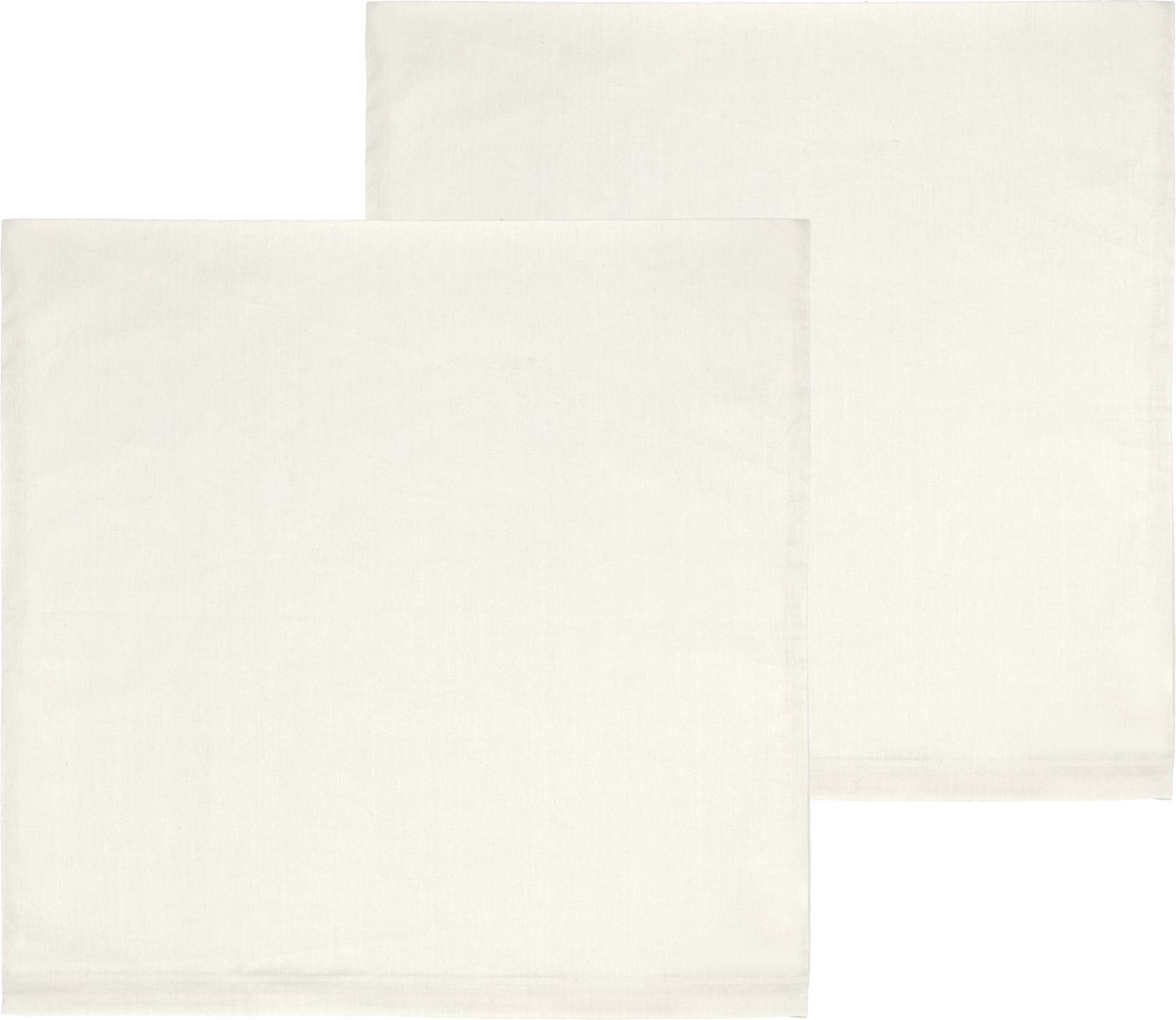 Södahl Calm Kussenhoes 60 x 63 cm 2 stuks Offwhite