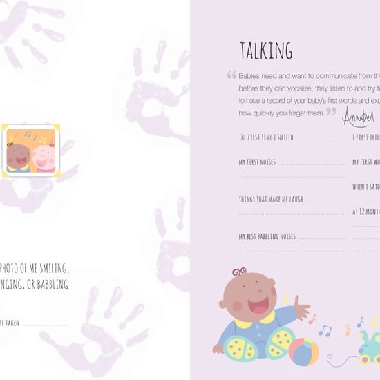 Baby's First Year Journal