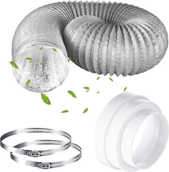 Afvoerslang 130 mm, Afvoerslang voor airconditioning, PVC-slang