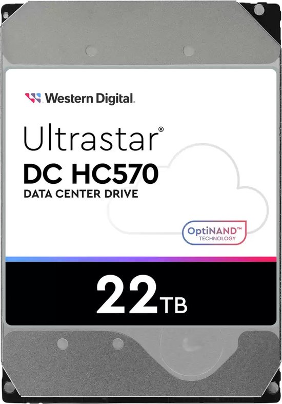 WD Ultrastar C10K1800 HUC101812CS4200 - Vaste schijf - 22 TB - intern - 3.5"