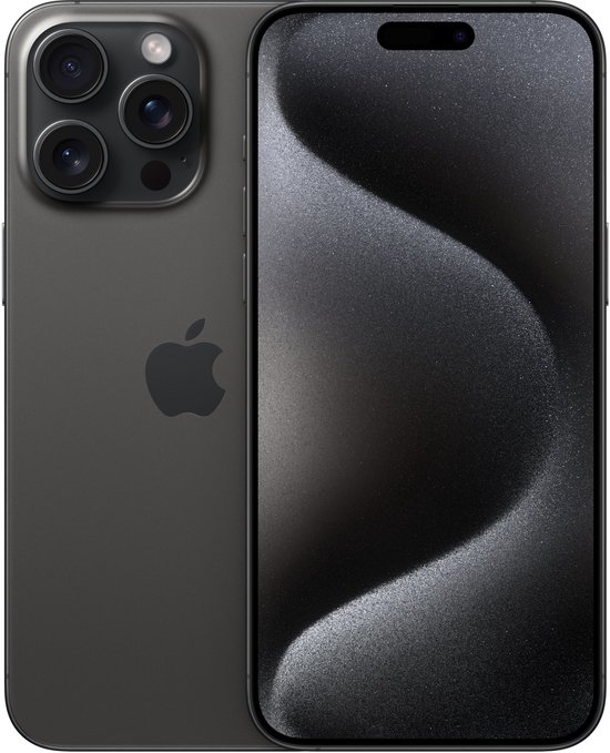 Apple iPhone 15 Pro Max 512GB Zwart Titanium – 6,7″ Super Retina XDR, A17 Pro-chip, 48MP camera, waterbestendig