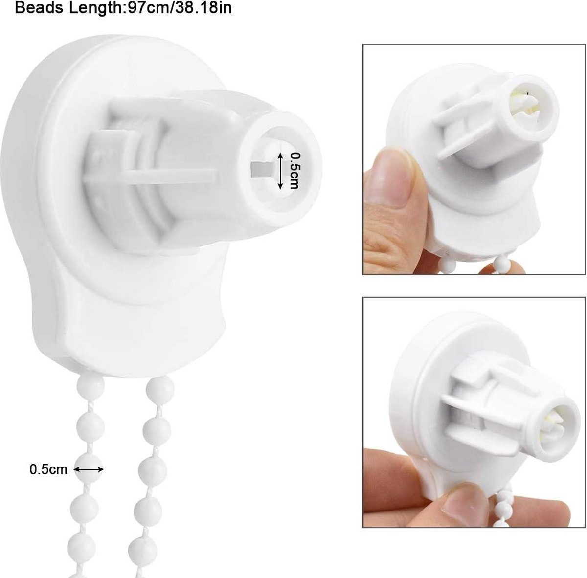 Rolgordijn prop 25 mm online bestellen via webshop