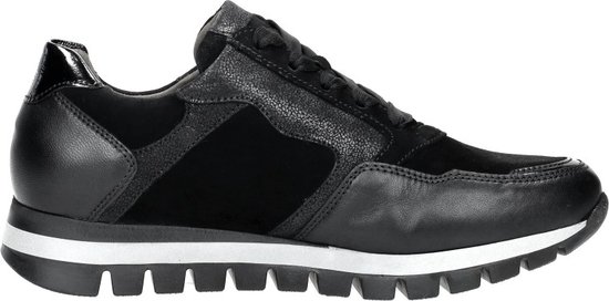 Gabor 420 Lage sneakers Leren Sneaker Dames Zwart