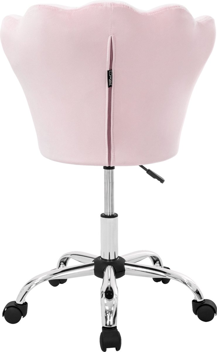 Bureaustoel met wielen en rugleuning - afbeelding 2