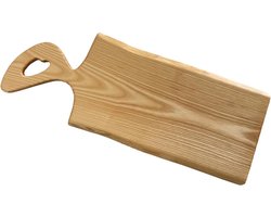 Cheese Board Charcuterie Board met handvat Maple Leaf Decor 60cm Ash Wood - Handmade Real Wood Serving Board. Cheeseboard