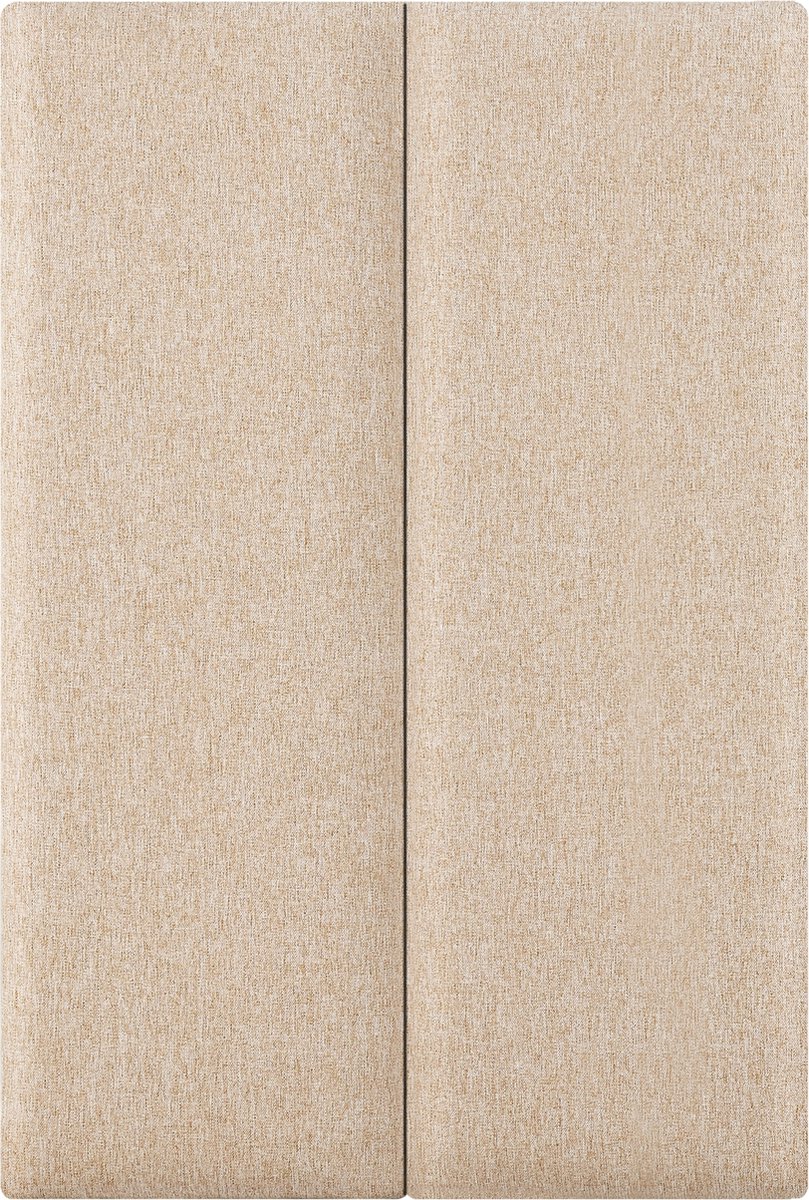 Gestoffeerde wandpanelen Carpino set van 2 stof 90x30 cm beige [neu.haus]