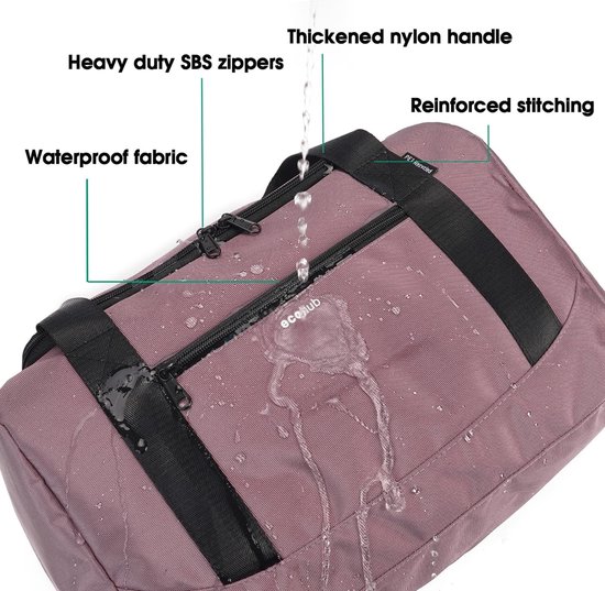 ECOHUB Ryanair Reistas 40x30x20, 24L Handbagage Tas 40x20x25 met Verwijderbare Natzak, Lichtgewicht CabineTas, Gerecycleerd PET WeekendTas, Onder stoel TravelBag, SportTas Dames Heren(Beige ECOHUB Ryanair Reistas 40x30x20, 24L Handbagage Tas 40x20x25 met Verwijderbare Natzak, Lichtgewicht CabineTas, Gerecycleerd PET WeekendTas, Onder stoel TravelBag, SportTas Dames Heren(Beige