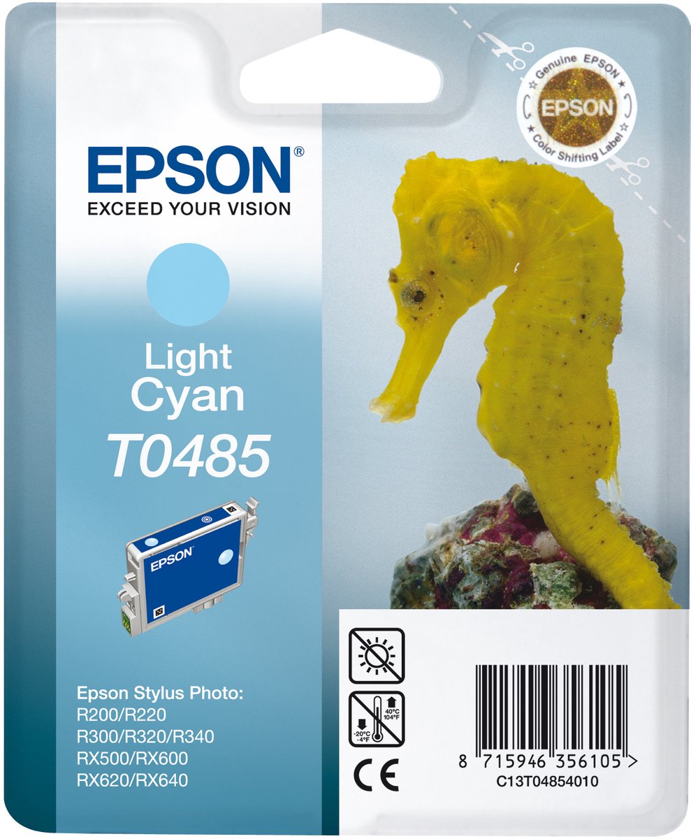 Epson T048 - Inktcartridge / Licht Cyaan